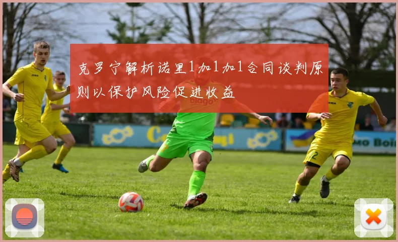 克罗宁解析诺里1加1加1合同谈判原则以保护风险促进收益